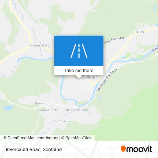 Invercauld Road map