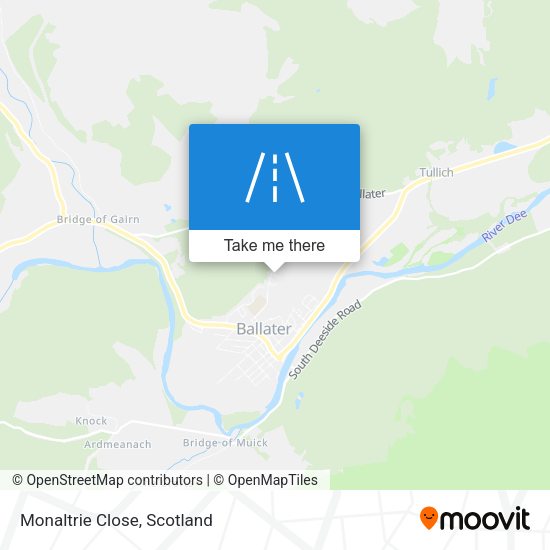 Monaltrie Close map