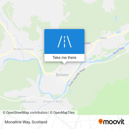 Monaltrie Way map