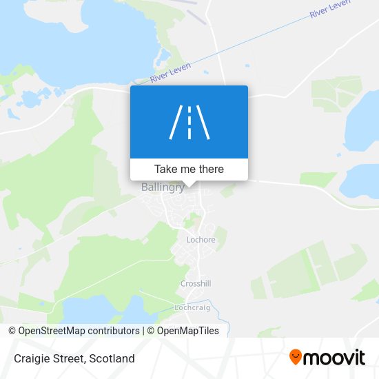 Craigie Street map