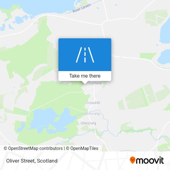 Oliver Street map