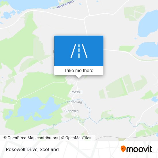 Rosewell Drive map