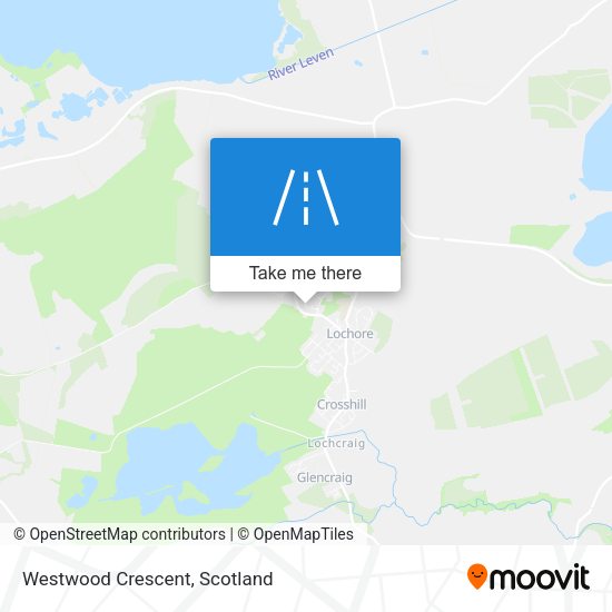 Westwood Crescent map