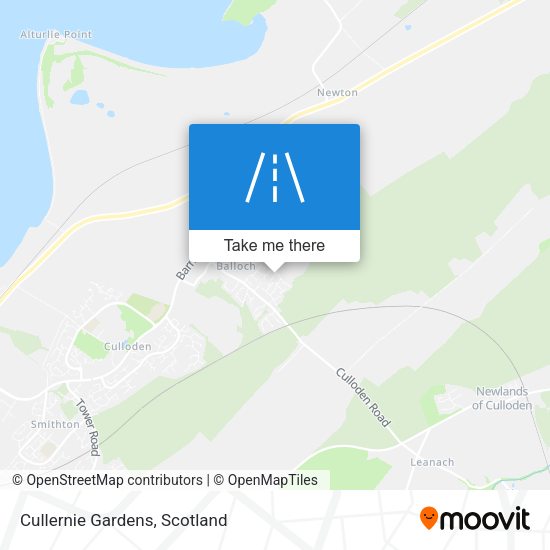Cullernie Gardens map
