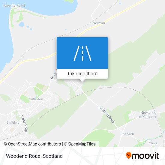 Woodend Road map