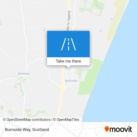 Burnside Way map