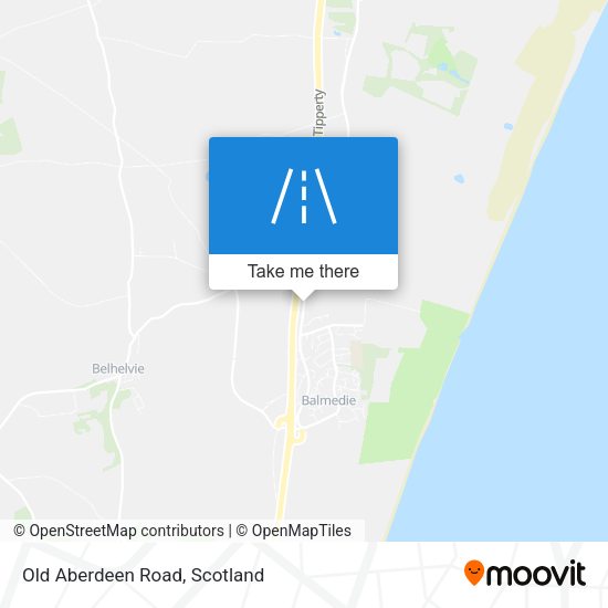 Old Aberdeen Road map
