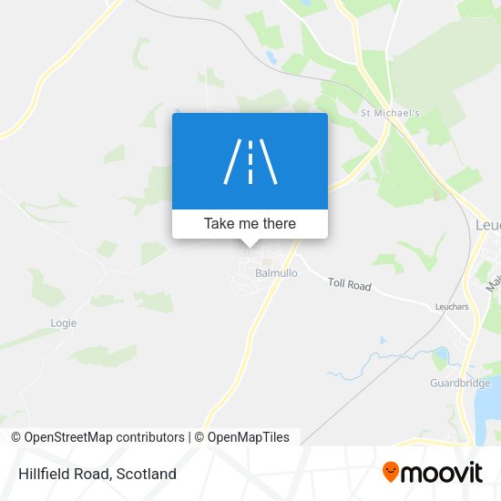 Hillfield Road map