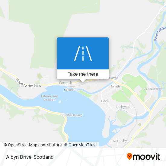 Albyn Drive map