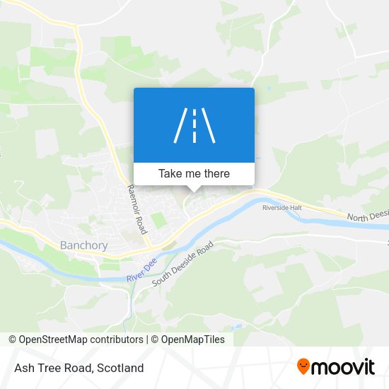 Ash Tree Road map