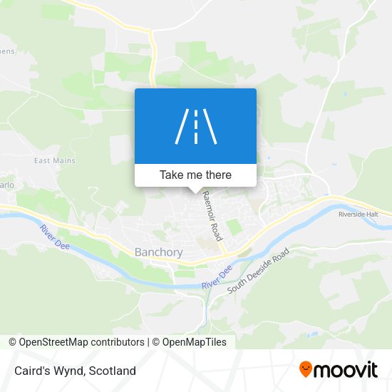 Caird's Wynd map