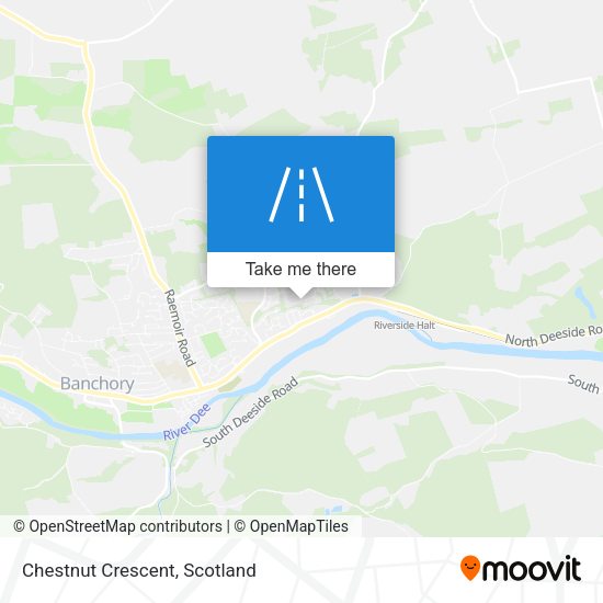 Chestnut Crescent map