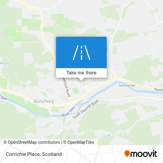 Corrichie Place map