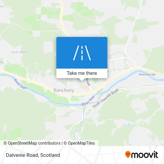 Dalvenie Road map