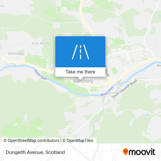 Dungeith Avenue map
