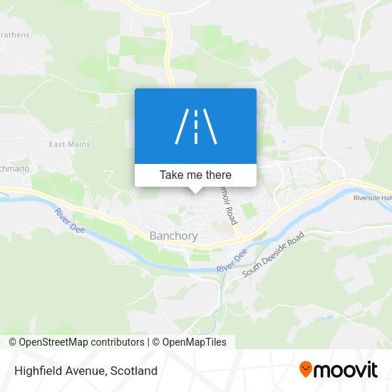 Highfield Avenue map