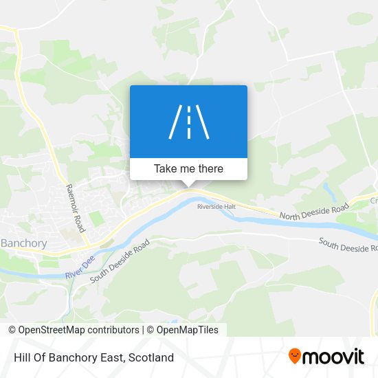 Hill Of Banchory East map