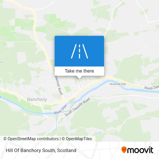 Hill Of Banchory South map