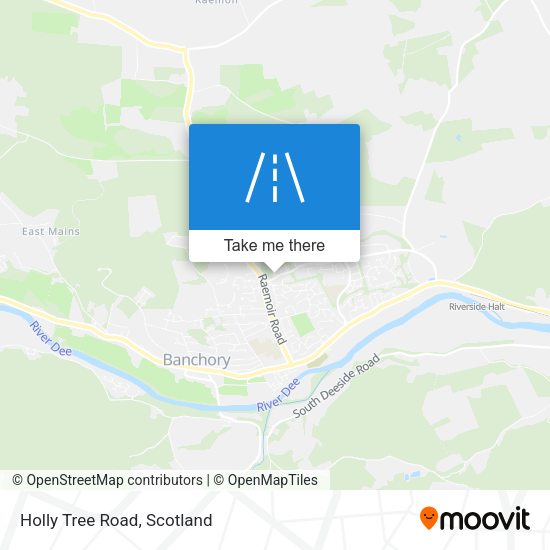 Holly Tree Road map