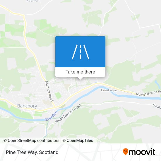 Pine Tree Way map
