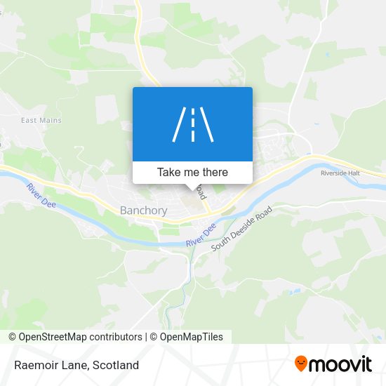 Raemoir Lane map