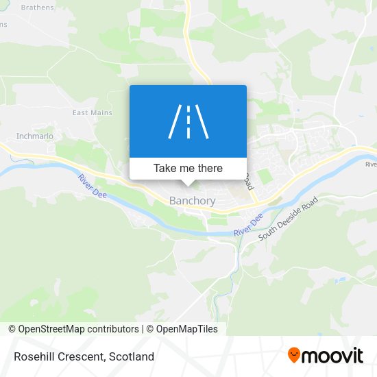 Rosehill Crescent map