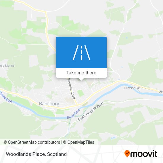 Woodlands Place map