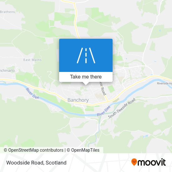 Woodside Road map