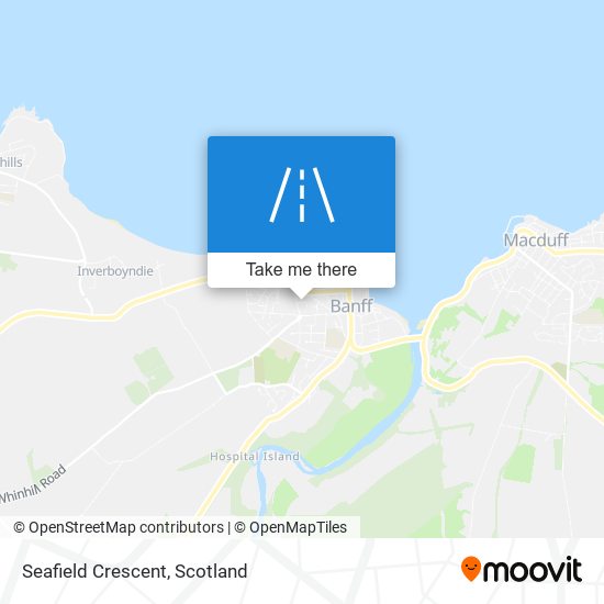 Seafield Crescent map