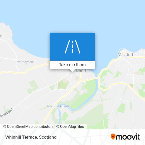 Whinhill Terrace map