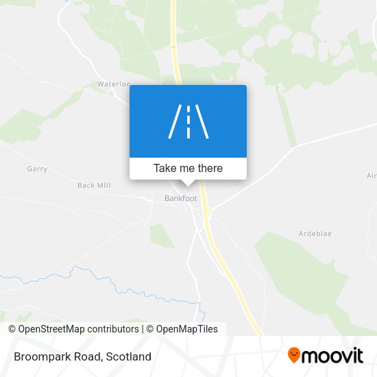 Broompark Road map