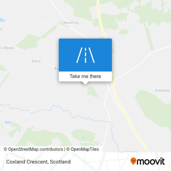 Coxland Crescent map