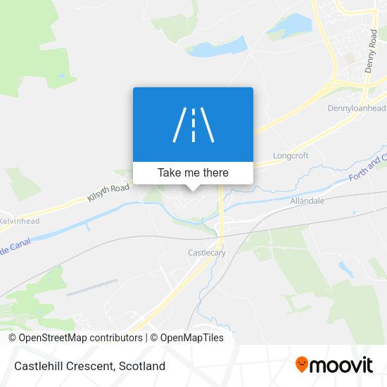 Castlehill Crescent map