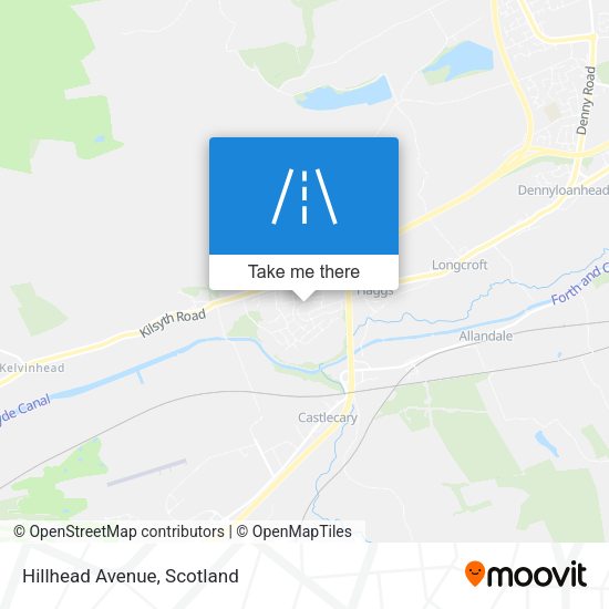 Hillhead Avenue map