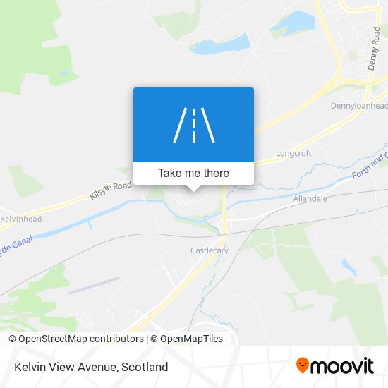 Kelvin View Avenue map