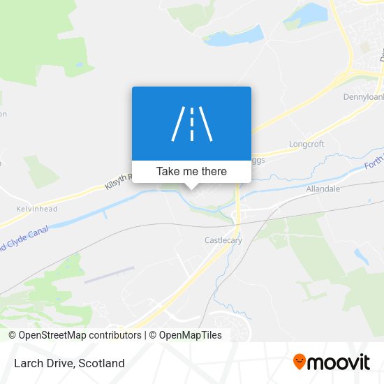 Larch Drive map