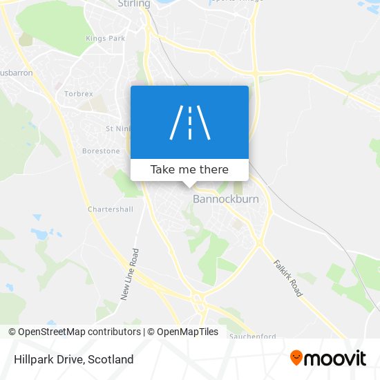 Hillpark Drive map