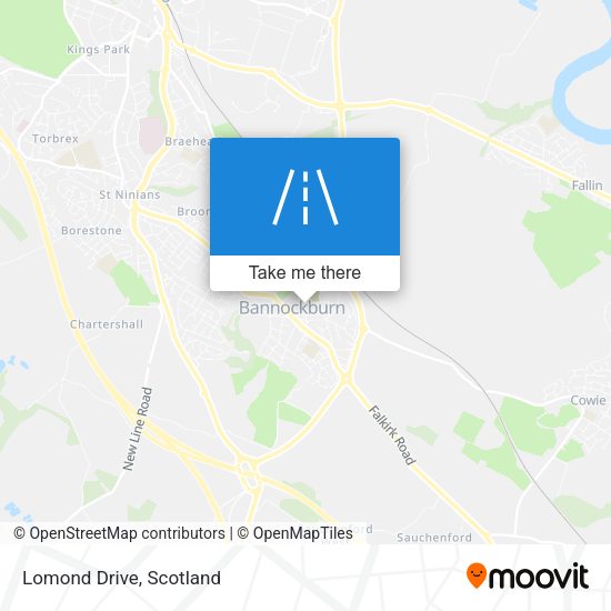 Lomond Drive map