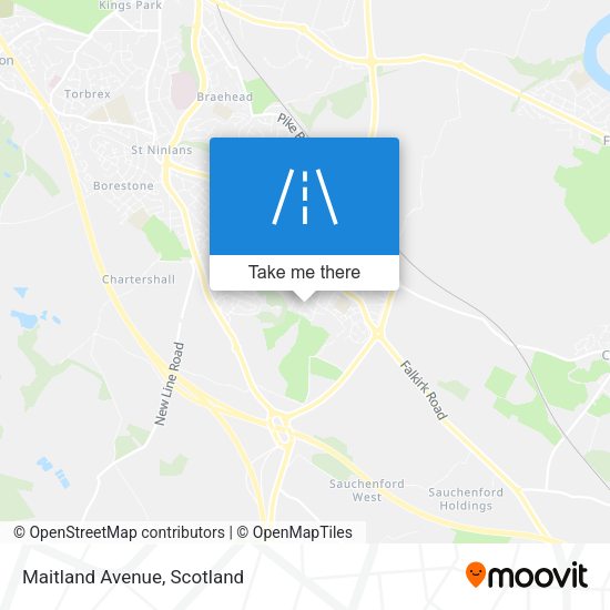 Maitland Avenue map