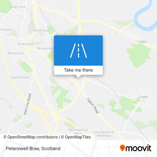 Peterswell Brae map