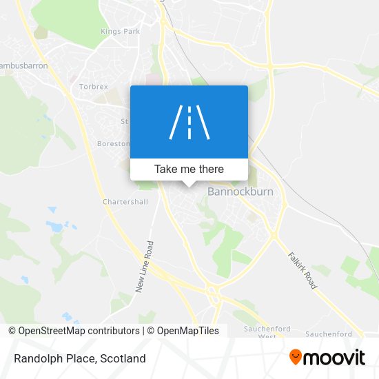 Randolph Place map