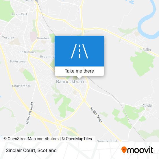 Sinclair Court map