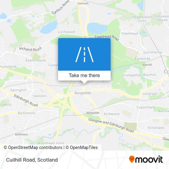 Cuilhill Road map