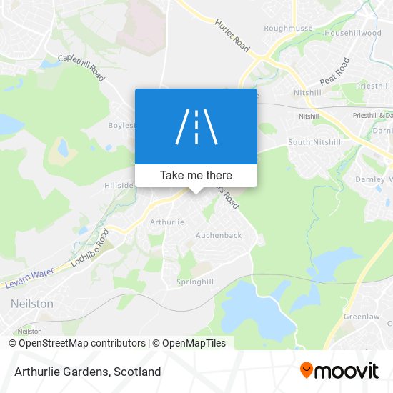 Arthurlie Gardens map