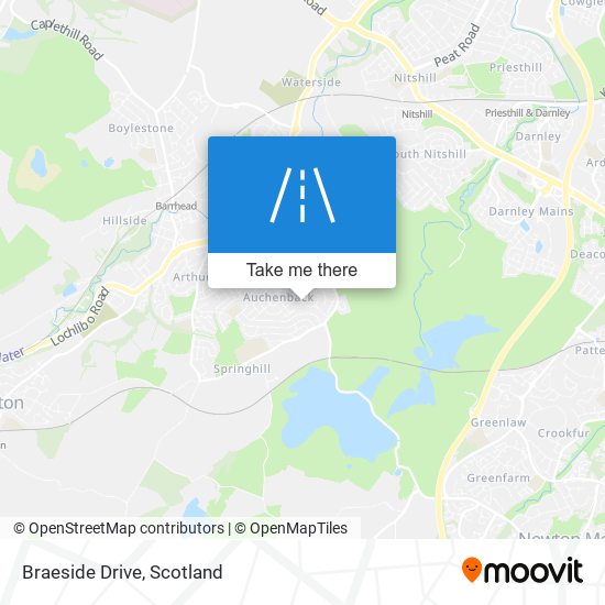 Braeside Drive map