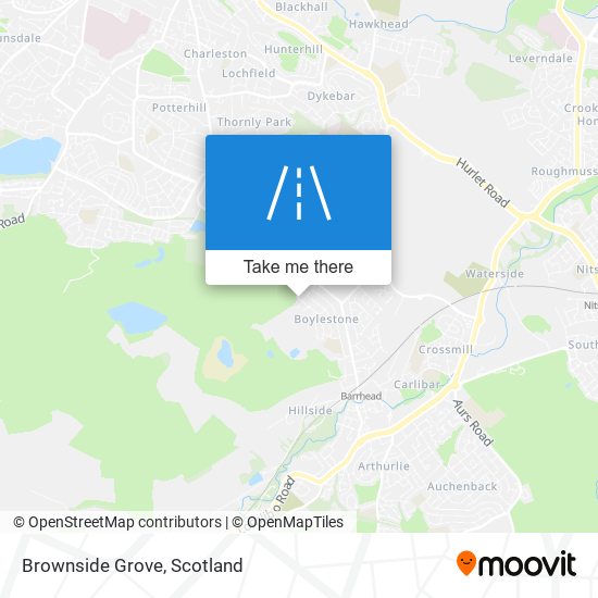 Brownside Grove map