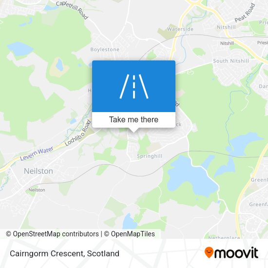 Cairngorm Crescent map