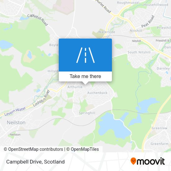 Campbell Drive map
