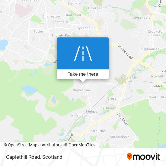 Caplethill Road map