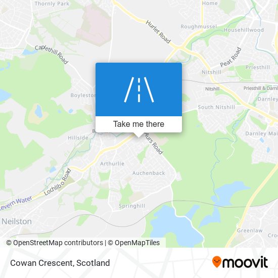 Cowan Crescent map